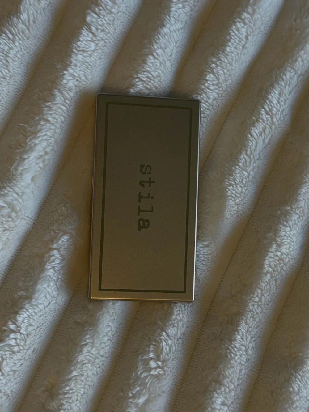 Stila Eyeshadow & Cream Blush Palette — Orange, Green, Bronze, Brown